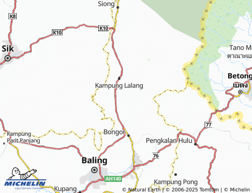 MICHELIN-Landkarte Kampung Paya - ViaMichelin