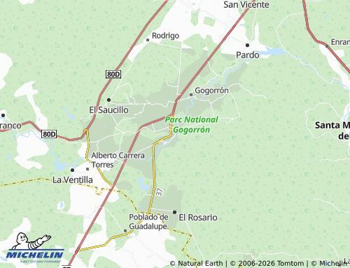 MICHELIN Infonavit map - ViaMichelin