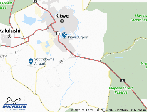Mappa MICHELIN Luangwa - ViaMichelin