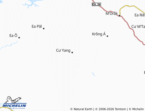 MICHELIN Cư Bông map - ViaMichelin