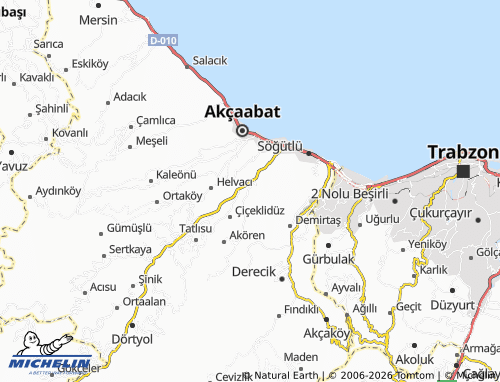 MICHELIN Özdemirci map - ViaMichelin