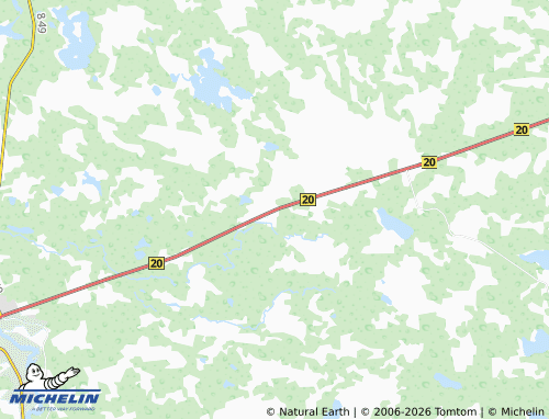 Carte MICHELIN Hannusperä - ViaMichelin