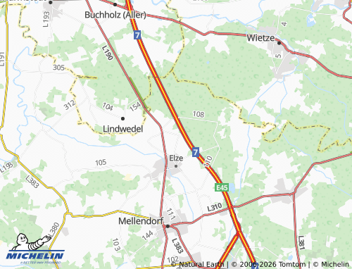 MICHELIN Hoheheide map - ViaMichelin