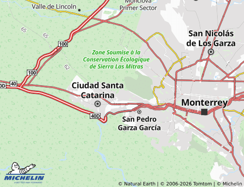 MICHELIN Cimas del Poniente map - ViaMichelin