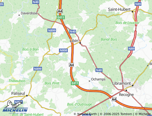 Carte MICHELIN Glaireuse - ViaMichelin