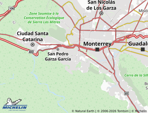 Mapa MICHELIN Sierra Madre - ViaMichelin