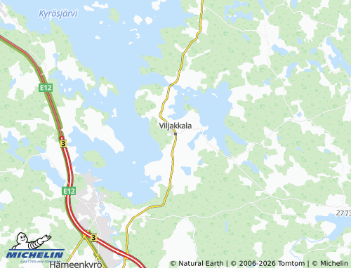 MICHELIN-Landkarte Viljakkala - ViaMichelin