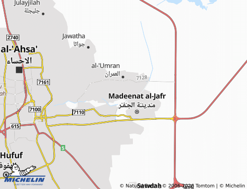MICHELIN-Landkarte Ghamsi - ViaMichelin