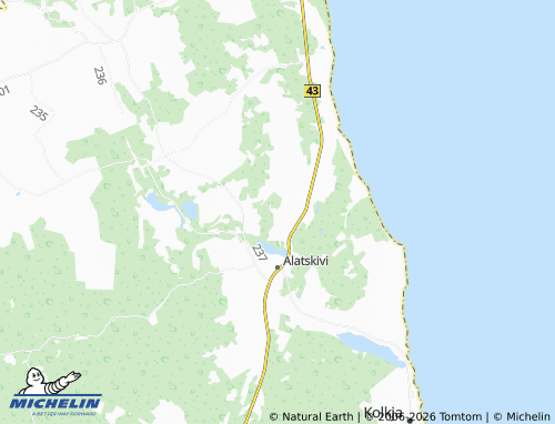 Mappa MICHELIN Kõdesi - ViaMichelin
