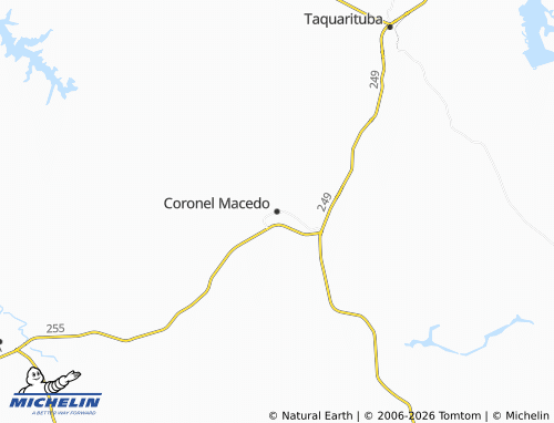 Mappa MICHELIN Coronel Macedo - ViaMichelin