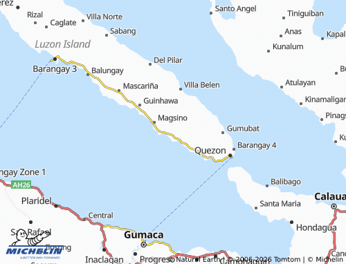 MICHELIN Caridad map - ViaMichelin