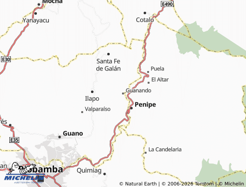 MICHELIN Guanando map - ViaMichelin