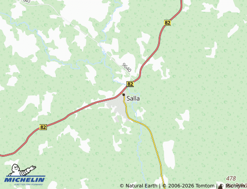 Kaart MICHELIN Salla - ViaMichelin