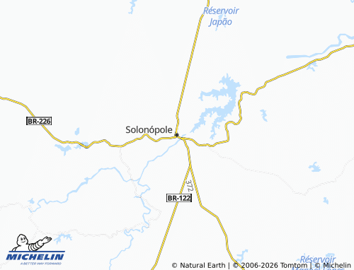 MICHELIN-Landkarte Solonópole - ViaMichelin