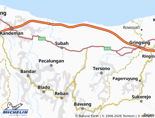 MICHELIN Mangunharjo map - ViaMichelin
