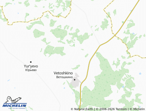 MICHELIN-Landkarte Royka - ViaMichelin