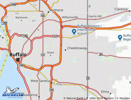 Mapa MICHELIN Cheektowaga - ViaMichelin