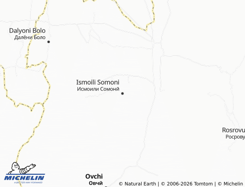Mappa MICHELIN Ismoili Somoni - ViaMichelin