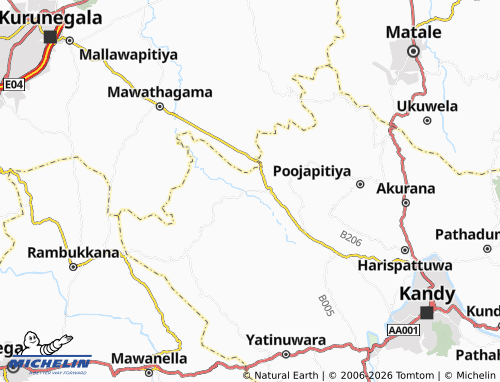 MICHELIN Udalagama map - ViaMichelin