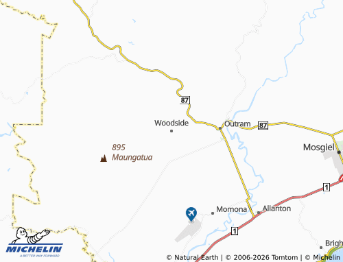 Mapa MICHELIN Woodside - ViaMichelin