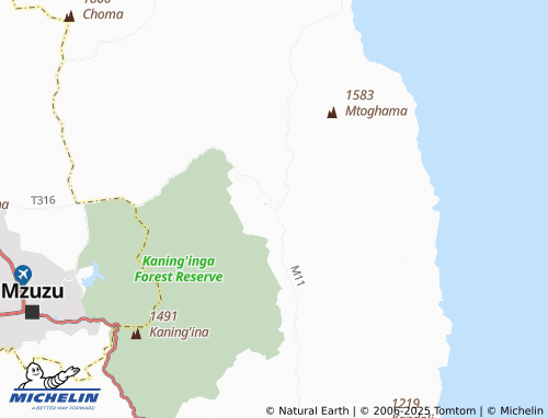 MICHELIN Chikwina map - ViaMichelin