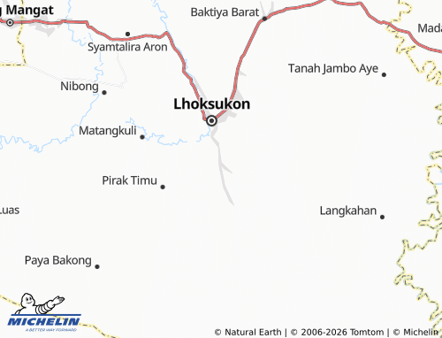 MICHELIN Mns Krueng Lt map - ViaMichelin