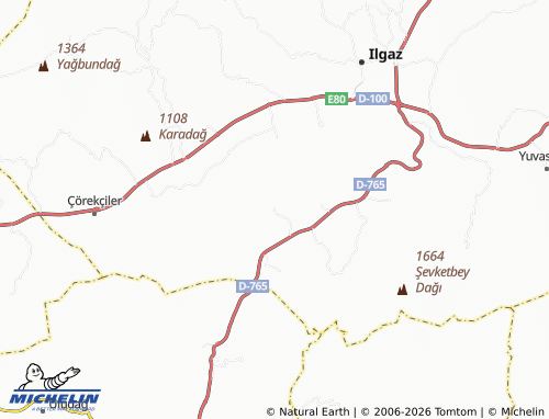 MICHELIN Aktaş map - ViaMichelin
