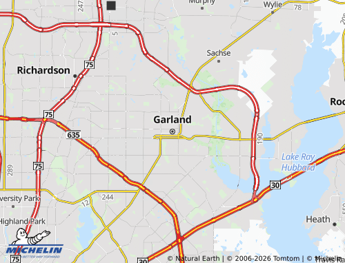 Mappa MICHELIN Garland - ViaMichelin