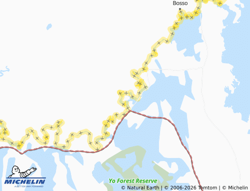 MICHELIN-Landkarte Gamgoro - ViaMichelin