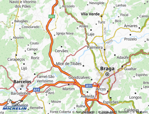 Mapa MICHELIN Aldeia - ViaMichelin