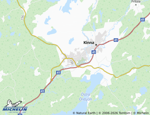 MICHELIN-Landkarte Skene - ViaMichelin