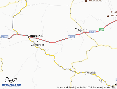 MICHELIN Sumucak map - ViaMichelin