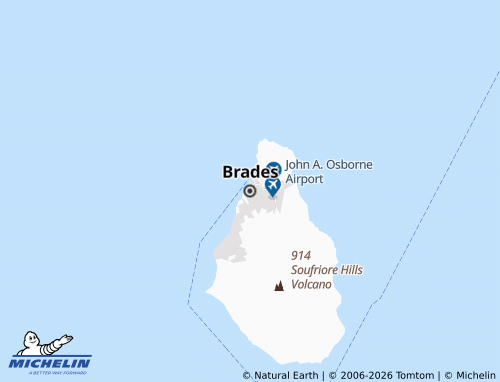 Mappa MICHELIN Brades - ViaMichelin