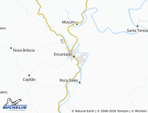 Mapa MICHELIN Encantado - ViaMichelin