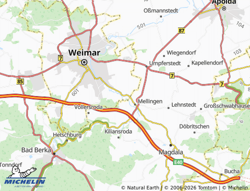 MICHELIN Taubach map - ViaMichelin