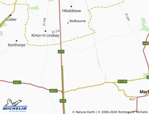 MICHELIN Snitterby map - ViaMichelin