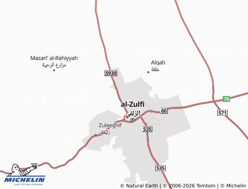 MICHELIN King Abdullah map - ViaMichelin