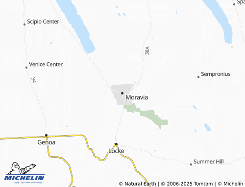 MICHELIN-Landkarte Moravia - ViaMichelin
