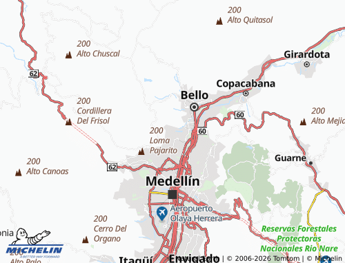 Carte MICHELIN La Pradera - ViaMichelin