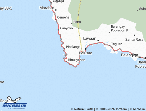 MICHELIN Lipata map - ViaMichelin