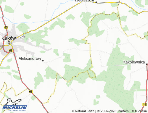 MICHELIN-Landkarte Kownatki - ViaMichelin