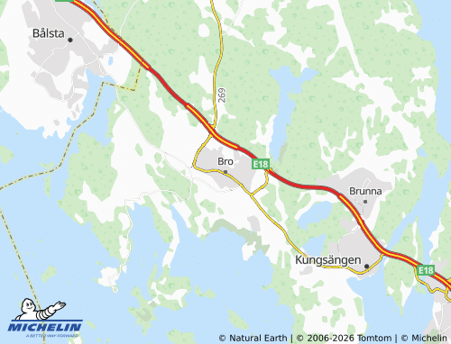 Mappa MICHELIN Bro - ViaMichelin