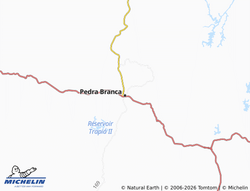 Mappa MICHELIN Pedra Branca - ViaMichelin