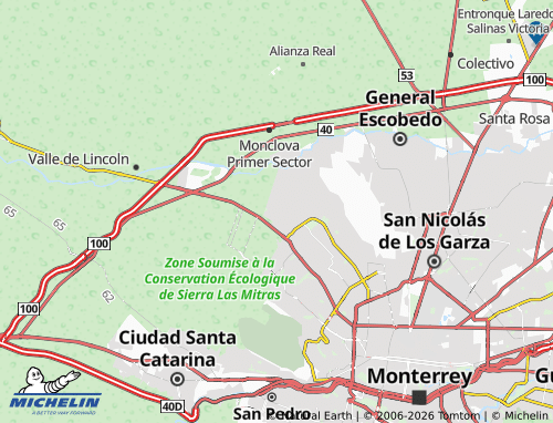 MICHELIN Arcos del Sol Quinto Sector map - ViaMichelin