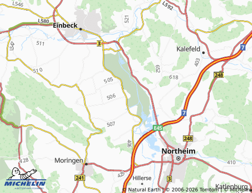 MICHELIN Drüber map - ViaMichelin