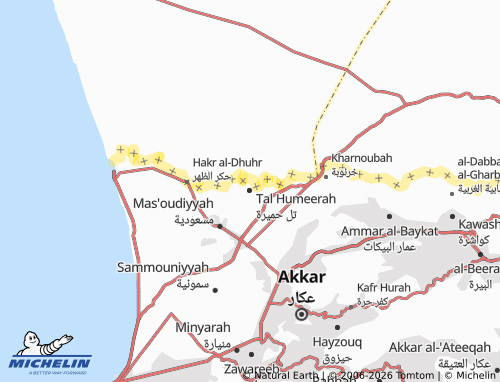 Mapa MICHELIN Tal Humeerah - ViaMichelin