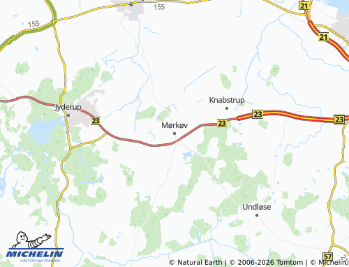 Mappa MICHELIN Mørkøv - ViaMichelin