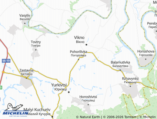 Mappa MICHELIN Pohorilivka - ViaMichelin