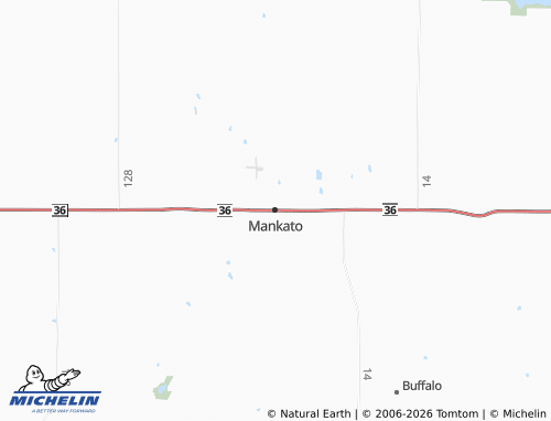 Carte MICHELIN Mankato - ViaMichelin