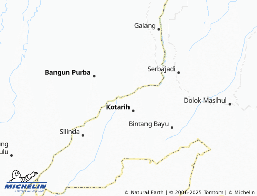 MICHELIN Banjaran Godang map - ViaMichelin